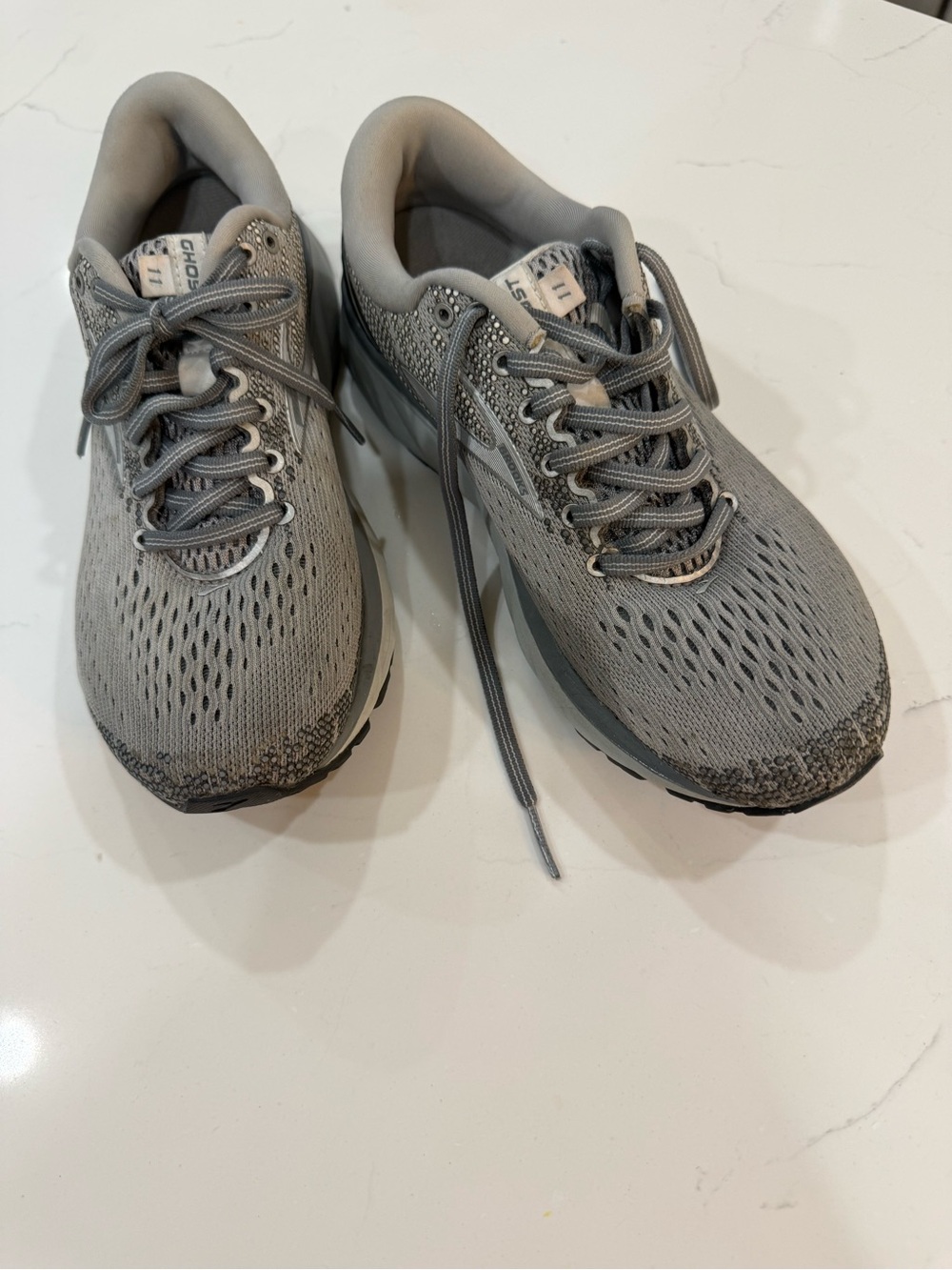 👟 Brooks Women’s Ghost 11 Running Shoes – Gray – Size 8